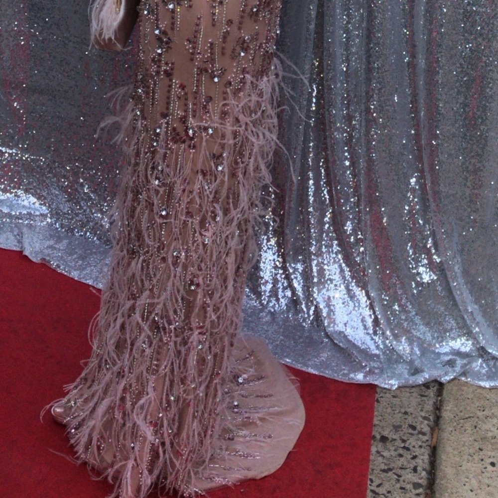 TERANI COUTURE DRESS: Color: Blush - Picture 5 of 7